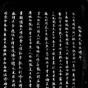 山东城阳秦氏家族谱
